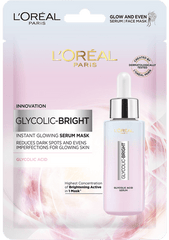 L'OREAL Glycolic Bright Instant Glowing Serum Mask - AllurebeautypkL'OREAL Glycolic Bright Instant Glowing Serum Mask