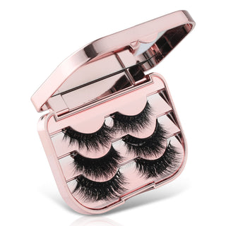 Lurella travel LashBox Rose Gold