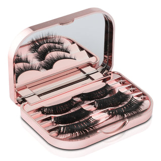 Lurella travel LashBox Rose Gold