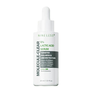 Nine Less Molecule Clear 5% Lactic Acid Serum 30Ml