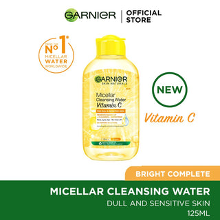 Garnier Vitamin C Micellar Makeup Cleansing Water 125Ml - AllurebeautypkGarnier Vitamin C Micellar Makeup Cleansing Water 125Ml