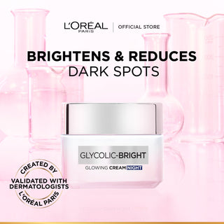 L'Oreal Paris Glycolic Bright Glowing Night Cream 50Ml - AllurebeautypkL'Oreal Paris Glycolic Bright Glowing Night Cream 50Ml