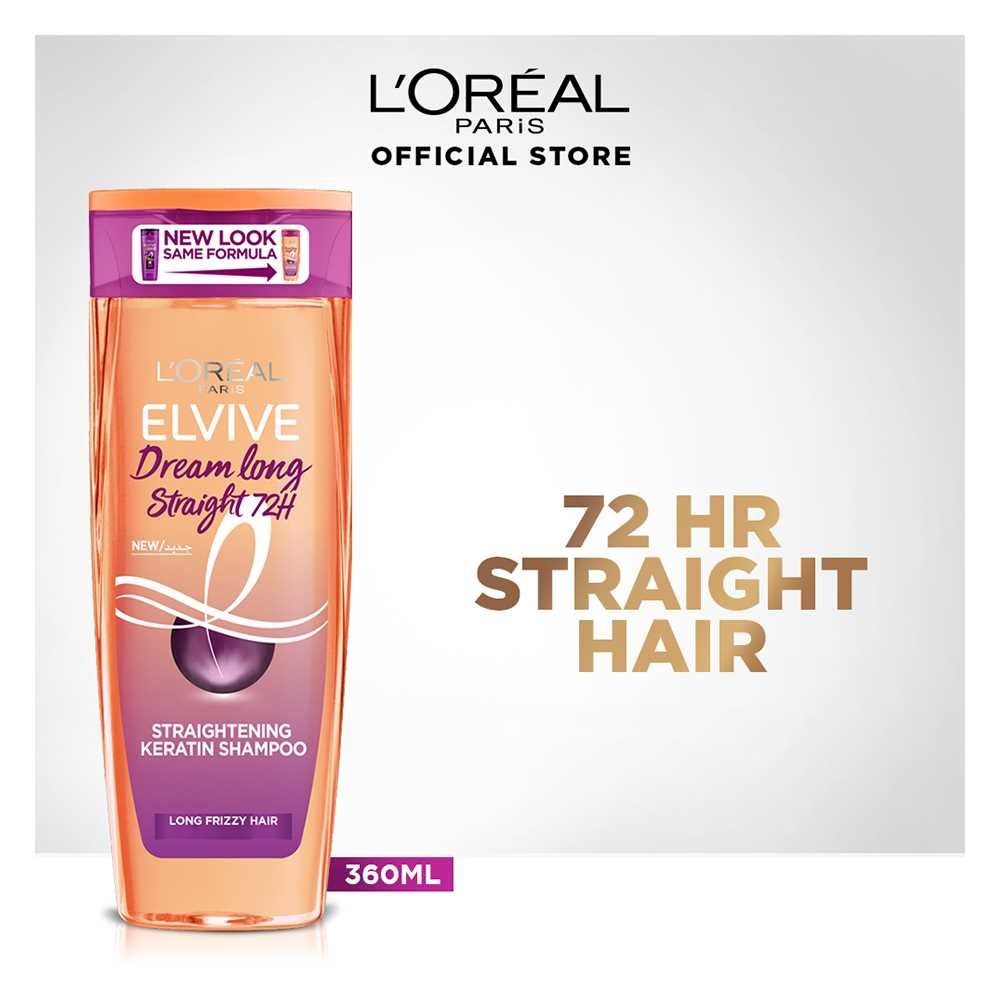 Loreal Elvive Dream Long Straight 72H Shampoo Shampoo 360Ml - AllurebeautypkLoreal Elvive Dream Long Straight 72H Shampoo Shampoo 360Ml