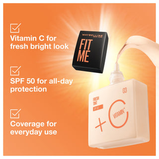 Maybelline Fit Me Fresh Tint Vitamin C SPF 50 - 02 30Ml - AllurebeautypkMaybelline Fit Me Fresh Tint Vitamin C SPF 50 - 02 30Ml