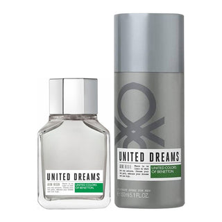 Benetton United Dreams Aim High For Men Set Edt 100Ml+Deo Spray 150Ml
