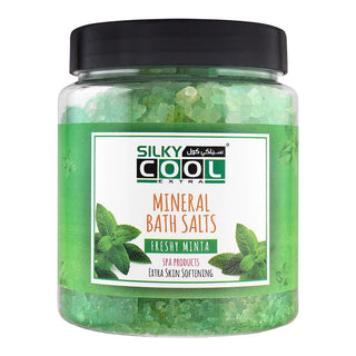 Silky Cool Mineral Bath Salts Fresh Minta 750G