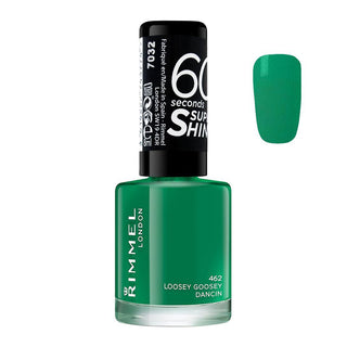 Rimmel 60 Seconds Super Shine Nail Polish - Loosey Goosey Dancin A Vibrant Bright Green