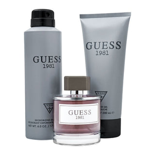 Guess 1981 Men Gift Set EDT 100Ml+Deo 226Ml+Shower Gel 200Ml - AllurebeautypkGuess 1981 Men Gift Set EDT 100Ml+Deo 226Ml+Shower Gel 200Ml