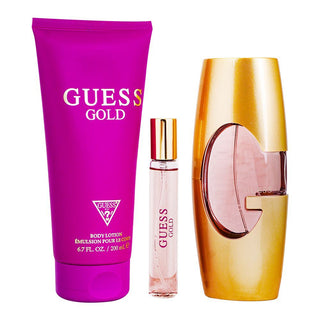 Guess Gold Women Gift Set EDP 75Ml+EDP 15Ml+Body Lotion 200Ml - AllurebeautypkGuess Gold Women Gift Set EDP 75Ml+EDP 15Ml+Body Lotion 200Ml