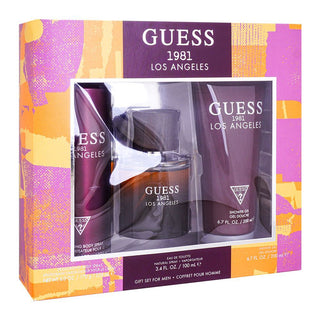 Guess 1981 Los Angeles Men Set EDT 100Ml+Deo 226Ml+Shower Gel 200Ml - AllurebeautypkGuess 1981 Los Angeles Men Set EDT 100Ml+Deo 226Ml+Shower Gel 200Ml