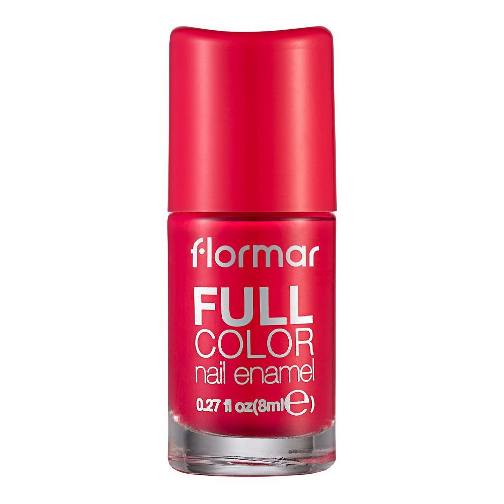 Flormar Full Color Nail Enamel -48 Bright Azalea 8Ml - AllurebeautypkFlormar Full Color Nail Enamel -48 Bright Azalea 8Ml