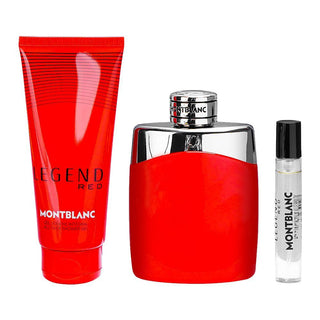 Mont Blanc Legend Red For Men Set Edp 100Ml+Edp 7.5Ml+Shower Gel 100Ml