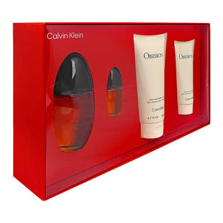 Calvin Klein Obsession Women Set EDP 100Ml+EDP 15Ml+Body Lotion 200Ml+Body Wash 100Ml - AllurebeautypkCalvin Klein Obsession Women Set EDP 100Ml+EDP 15Ml+Body Lotion 200Ml+Body Wash 100Ml