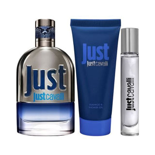 Roberto Cavalli Just Cavalli For Him Set EDT 90Ml+EDT 15Ml+Shower Gel 100Ml