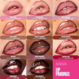 Huda Beauty Lip Contour Lip Stain - Cherry Red