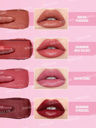 She Glam Lipstick Crayon Bread Pudding