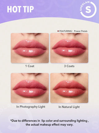 She Glam Power Bouquet Lip Gloss Power Petals 12ml
