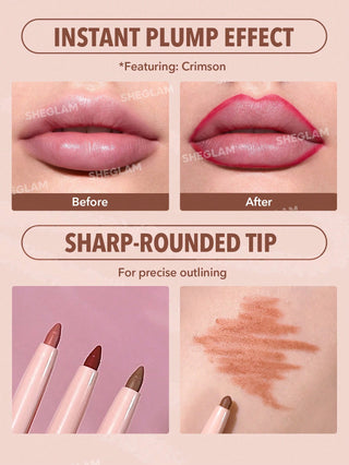 She Glam Lippy Lip Liner Misty Rose 0.25g