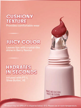 She Glam Crystal Glaze Moisturizing Lip Gloss Berry Smoothie