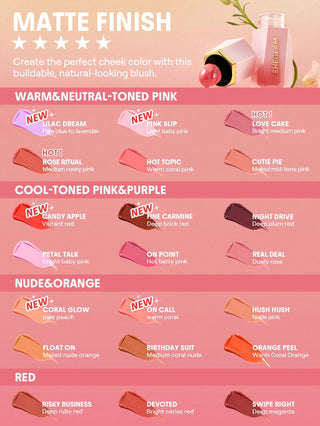 She Glam Color Bloom Liquid Blush Pink Slip