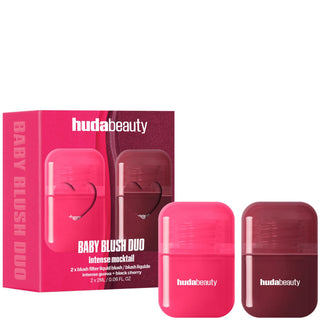 Huda Beauty Intense Mocktail Baby Blush Duo - Intense Guava 2Ml+Black Cherry 2Ml