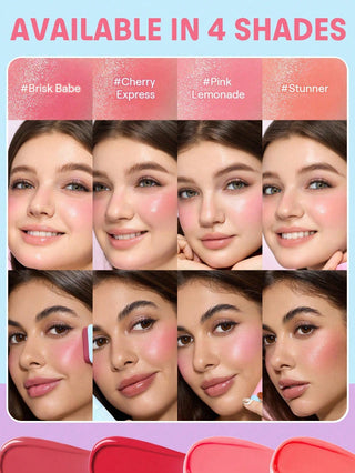 She Glam Glass Glow Blush Stick Pink Lemonade 15g