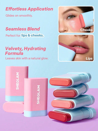 She Glam Glass Glow Blush Stick Pink Lemonade 15g
