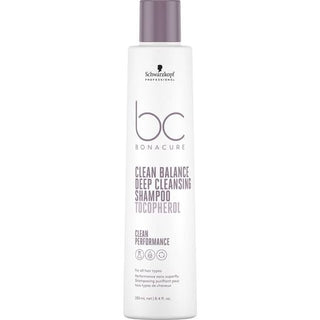 Schwarzkopf Bc Bonacure Clean Balance Tocopherol Deep Cleansing Shampoo 250Ml - AllurebeautypkSchwarzkopf Bc Bonacure Clean Balance Tocopherol Deep Cleansing Shampoo 250Ml