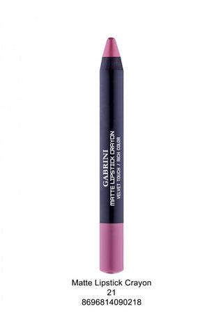 Gabrini Matte Lipstick Crayon Velvet Touch