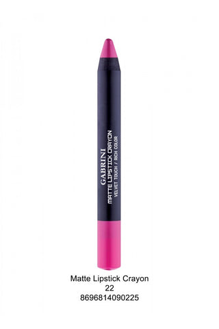 Gabrini Matte Lipstick Crayon Velvet Touch