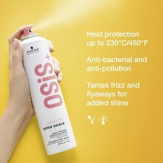 Schwarzkopf OSiS+ Super Shield Multi Purpose Protection Spray 300Ml - AllurebeautypkSchwarzkopf OSiS+ Super Shield Multi Purpose Protection Spray 300Ml