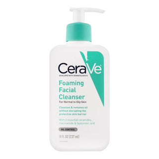 Cerave Foaming Facial Cleanser For Normal To Oily Skin 87Ml