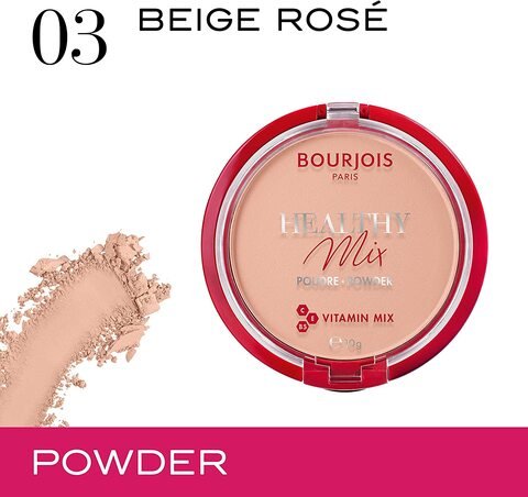 Bourjois Healthy Mix Powder 03 Rose Beige - AllurebeautypkBourjois Healthy Mix Powder 03 Rose Beige