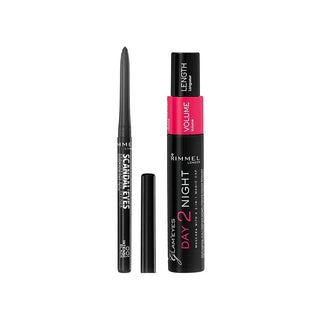 Rimmel Day 2 Night + Scandaleyes Eye Definer Black Gift Set - AllurebeautypkRimmel Day 2 Night + Scandaleyes Eye Definer Black Gift Set