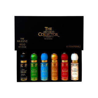 Alexandre J The Majestic ArtDeco Majestic Oud+Vetiver+Vanilla+Amber+Jardin+Musk (6 X 8Ml) Giftset - AllurebeautypkAlexandre J The Majestic ArtDeco Majestic Oud+Vetiver+Vanilla+Amber+Jardin+Musk (6 X 8Ml) Giftset