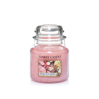 Yankee Candle Jar Middle Fresh Cut Roses