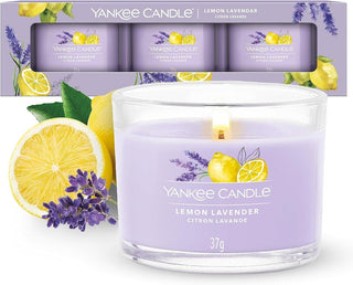 Yankee Candle Pack Of 3x37G - Lemon Lavender - AllurebeautypkYankee Candle Pack Of 3x37G - Lemon Lavender