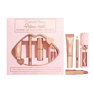 Charlotte Tilbury Pillow Talk Iconic Lip And Cheek Secrets 4 Piecs Set