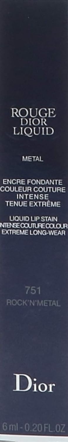 Dior Rouge Dior Liquid Metal Liquid Lipstick - 751 Rock n Metal 6Ml - AllurebeautypkDior Rouge Dior Liquid Metal Liquid Lipstick - 751 Rock n Metal 6Ml
