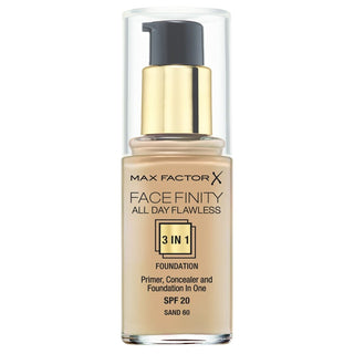 MaxFactor Facefinity All Day Flawless Liquid Foundation 3in1 -60 Sand 30 Ml
