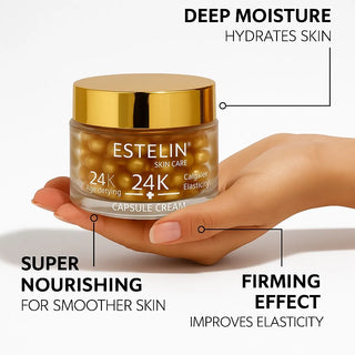 Estelin 24K Gold Age Defying Collagen Elasticity Capsule Cream 60G