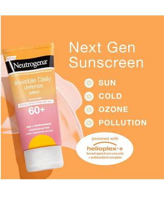 Neutrogena Invisible Daily Defense Fragrance-Free Lotion SPF 60+ 88Ml - AllurebeautypkNeutrogena Invisible Daily Defense Fragrance-Free Lotion SPF 60+ 88Ml