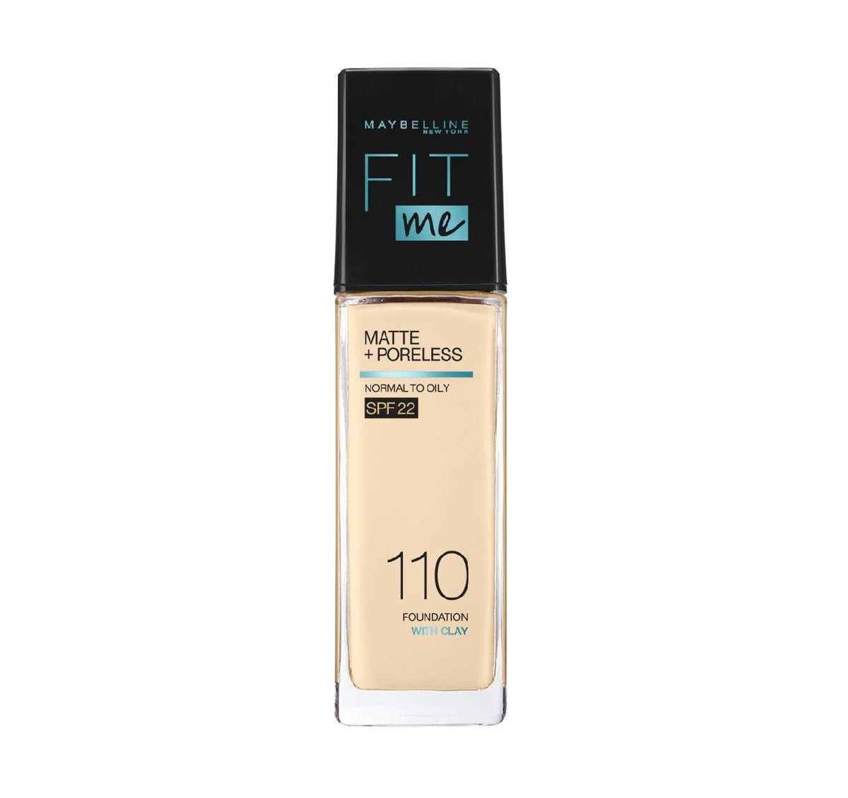 Maybelline Fit Me Matte+Poreless Foundation For Normal to Oily Skin -110 Porcelain 30Ml