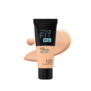 Maybelline Fit Me Foundation Matte and Poreless 120 Classic Ivory