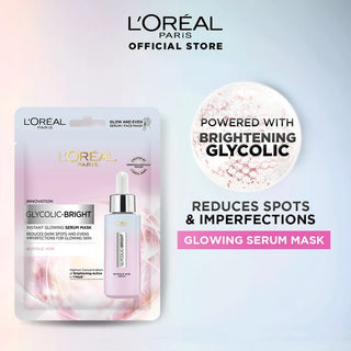 L'OREAL Glycolic Bright Instant Glowing Serum Mask