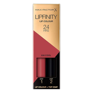 Max Factor Lipfinity Lip Colour Lipstick 2Step Long Lasting 030 Cool 2.3Ml
