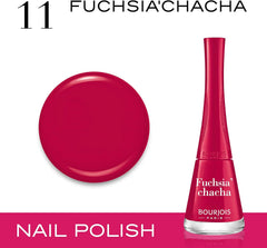 Bourjois 1 Seconde Nail Polish 11 Fuchsia'chacha 9 Ml/030 Oz