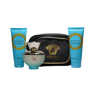 Versace Dylan Turquoise Women Set EDT 100Ml+Shower Gel 100Ml+Body lotion 100Ml+Bag