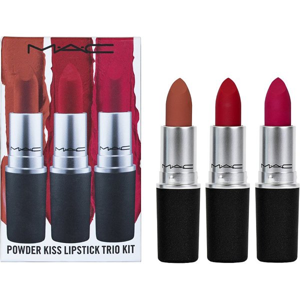 Mac Travel Exclusive Lipstick Lip Kit 502 Cockney +510 Lady Bug
