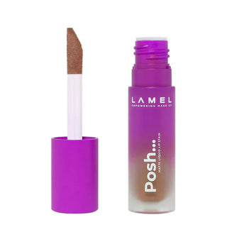 Lamel Posh Matte Liquid Lip Stain Gloss - 402 Frost Rose 4Ml